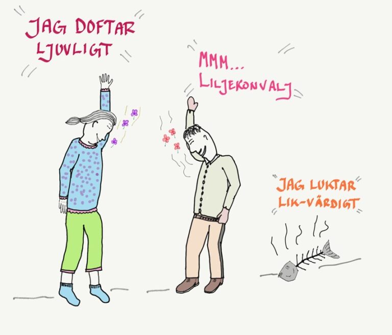 Självberöm doftar gott.